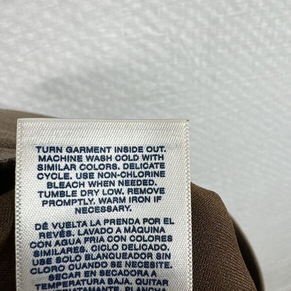 Curve Appeal Pants Womens Faux Leather Suede Large Brown Pull On Legging Stretch - Picture 9 of 11